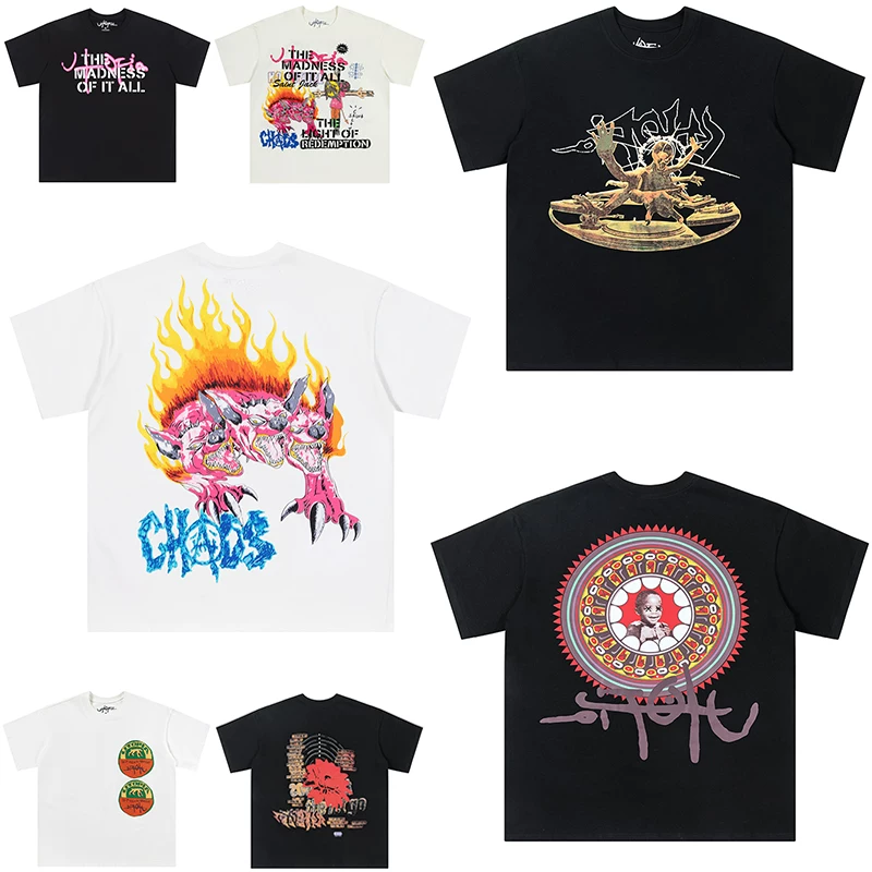 Travis X Mcdonald's Short-Sleeve American Street Style Heavyweight Unisex Loose Utopia Collaboration T-Shirt Foto QC de TAOBAO na Qualit.ly
