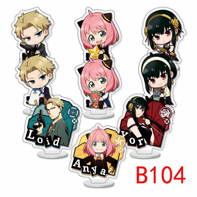 Spy Family Acrylic Standee Student Desktop Decoration Office Desk Anime Standee