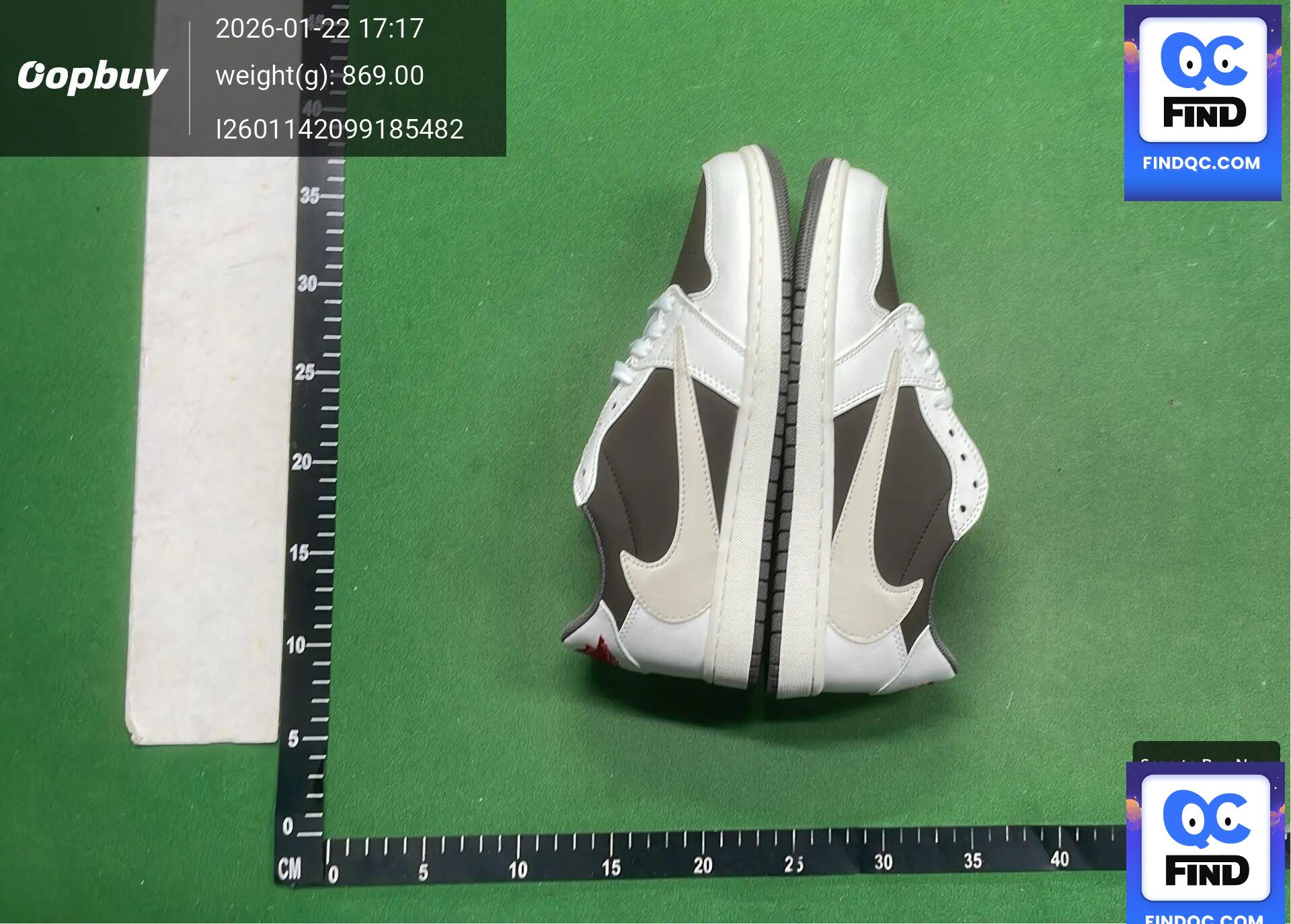 Air Jordan 1 Low Travis Scott Reverse Mocha QC