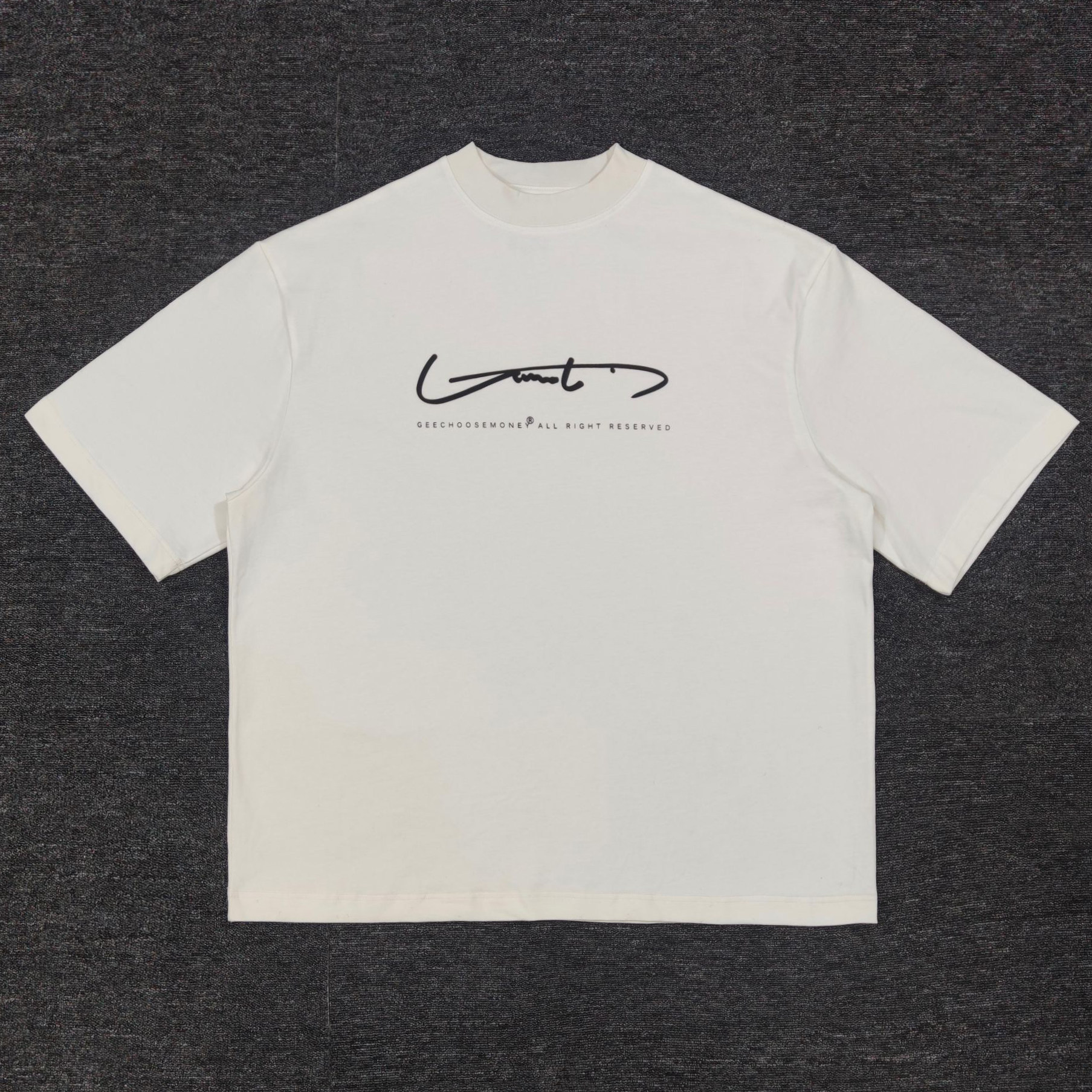 Geechoosemoney'Basic' Signature T-Shirt Tee Short-Sleeve T-Shirt Signature Style