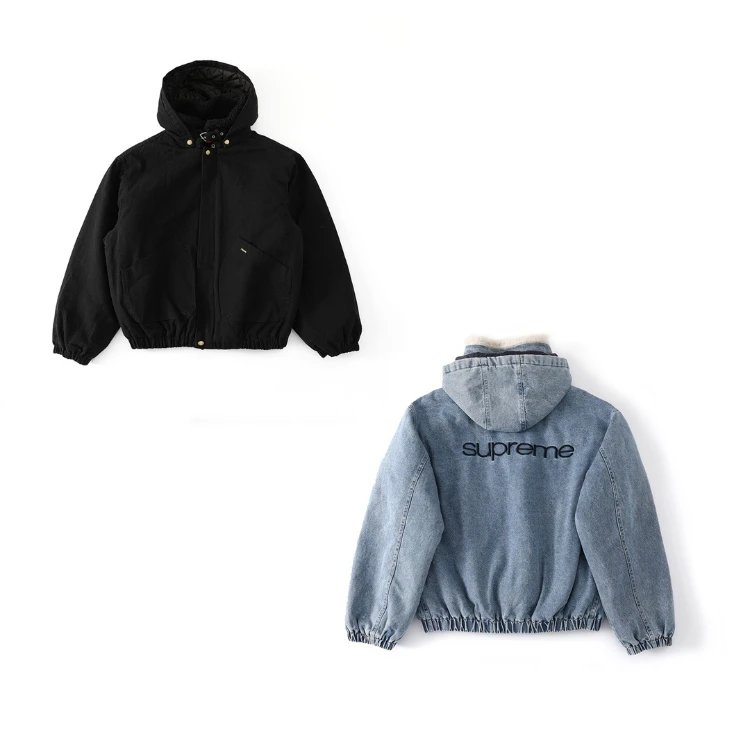 Sup denim lambswool jacket jacket cotton-padded jacket -5901