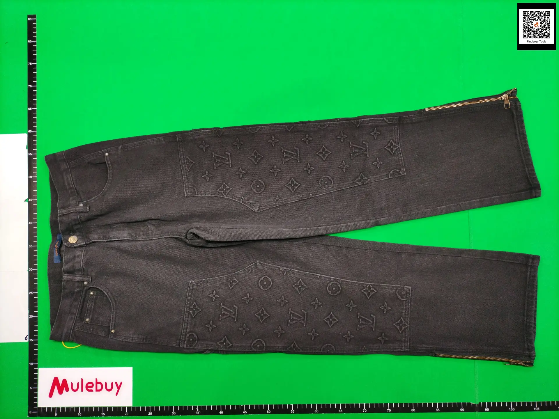Louis Vuitton Monogram Jeans Black
