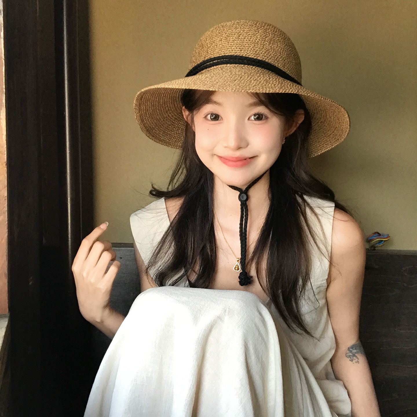 Summer Woven Straw Hat for Women, 2026 New Model, Beach Uv Protection Fisherman Hat, Sunshade Bucket Hat