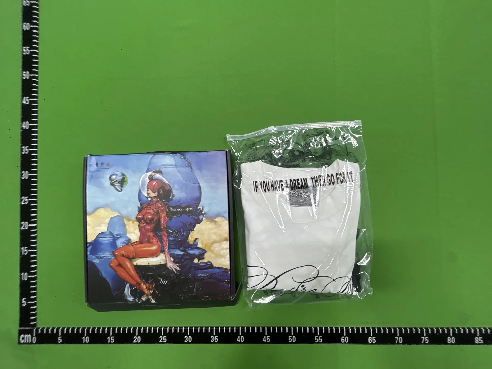 White graphic t-shirt
