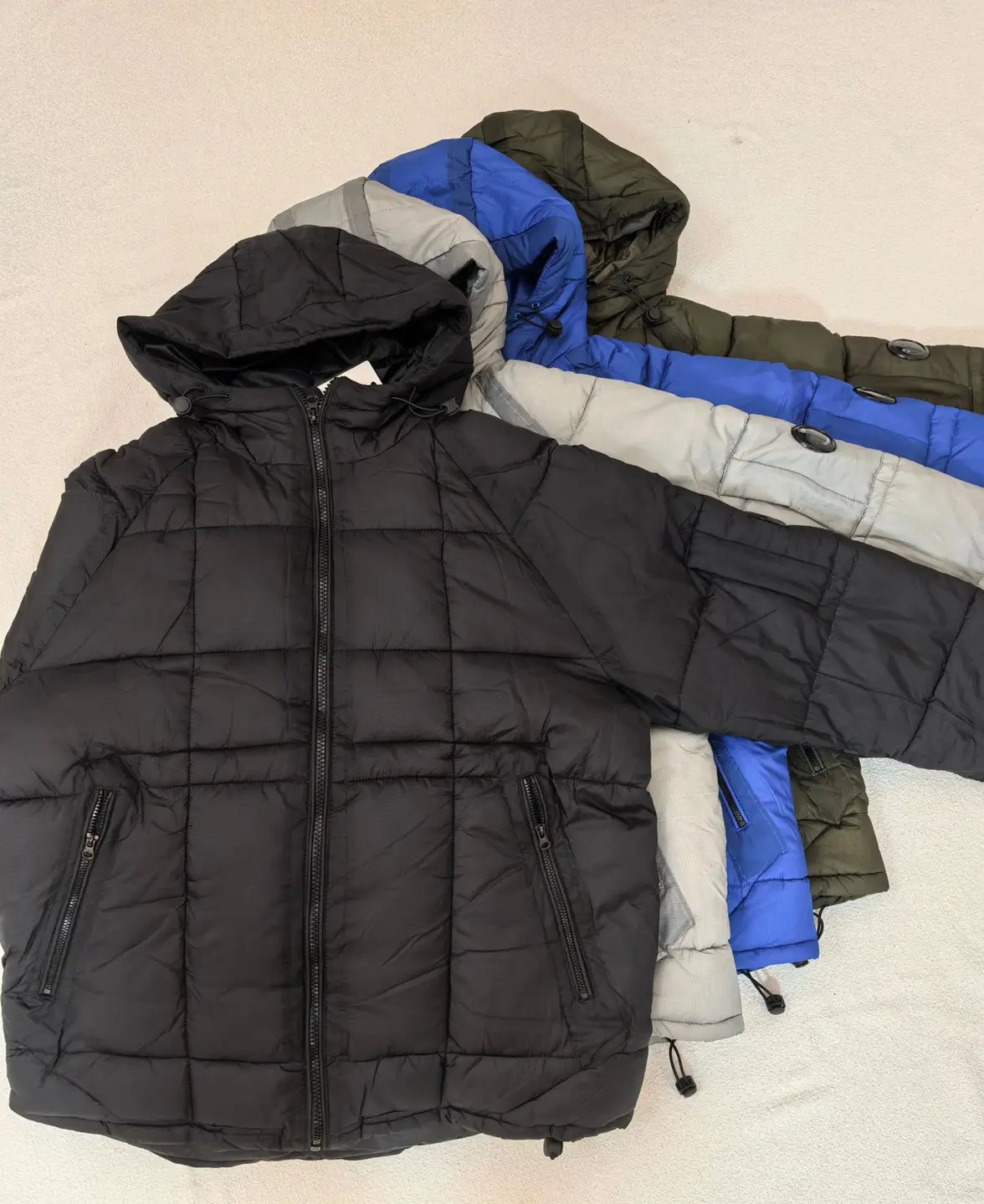 Autumn and winter C.P thickened new outdoor hooded cotton clothing American-style bread clothing winter men and women with the same paragraph cotton