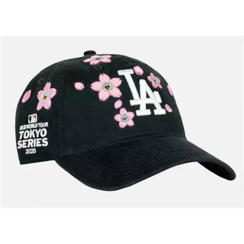 Mlb Hat Ny Sports Sunshade Baseball Cap Men's and Women's Hard Top Adjustable Peaked Cap