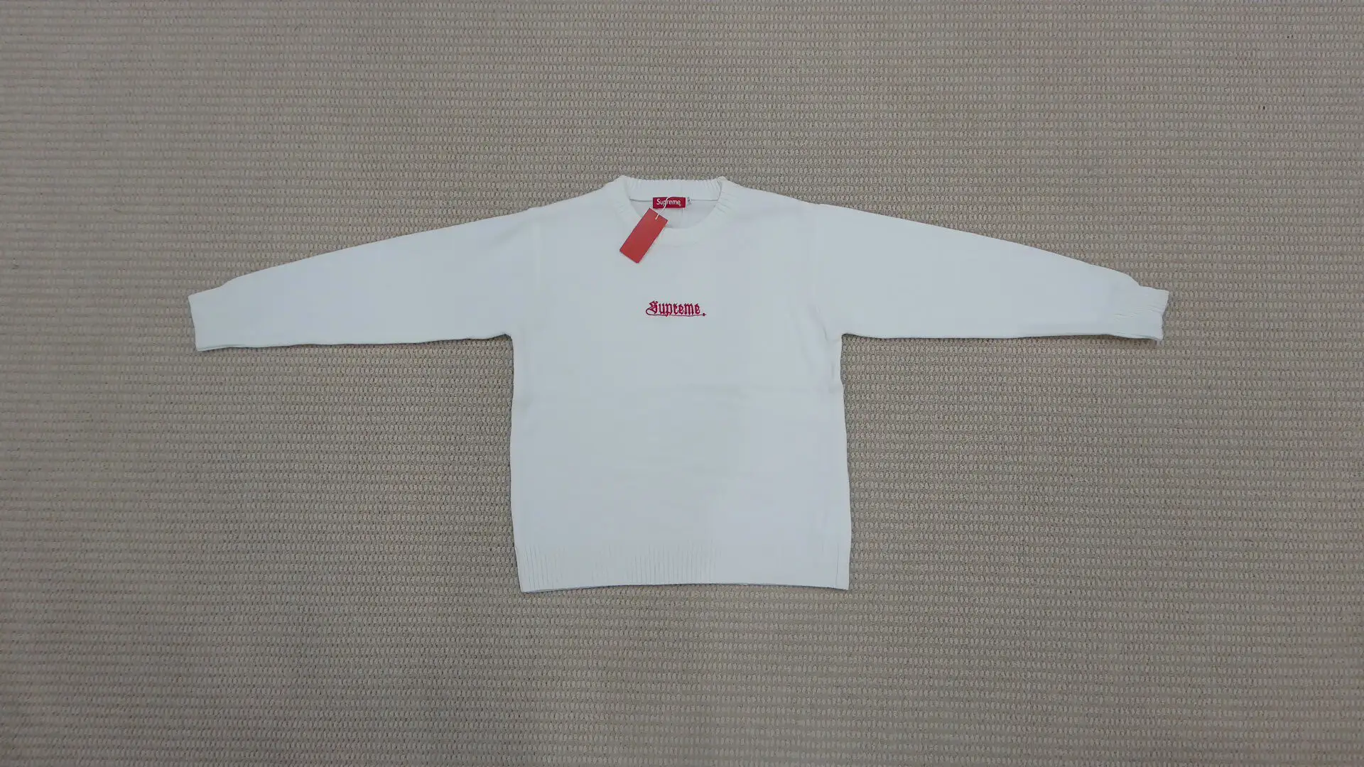 Supreme White Sweater