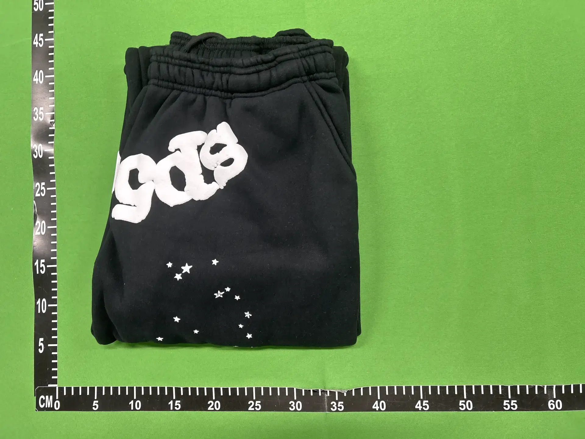 Cross-border hot 450G heavy fleece-lined pants casual European and American tide brand spider web Sp5der pants in stock wholesale