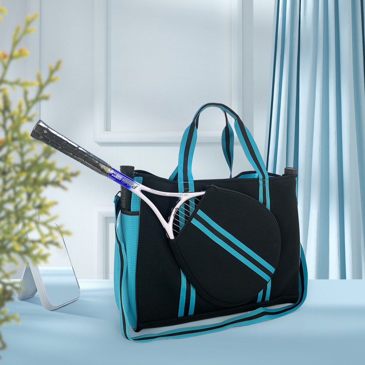 New European and American Fashion Simple Multi-Functional Super Large Capacity Sports Travel Bag Beach Bag Pickleball Bag Tennis Bag