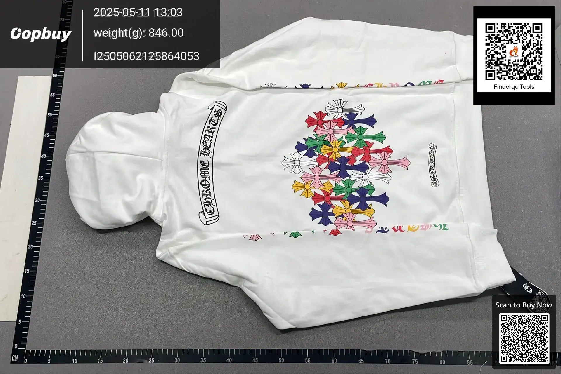 23ss Correct Chrome Hearts Casual Printed Casual Hoodie