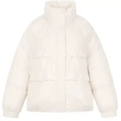 Inner collar rope, left arm embroidered map hat, two layers of five colored down jacket 11090103