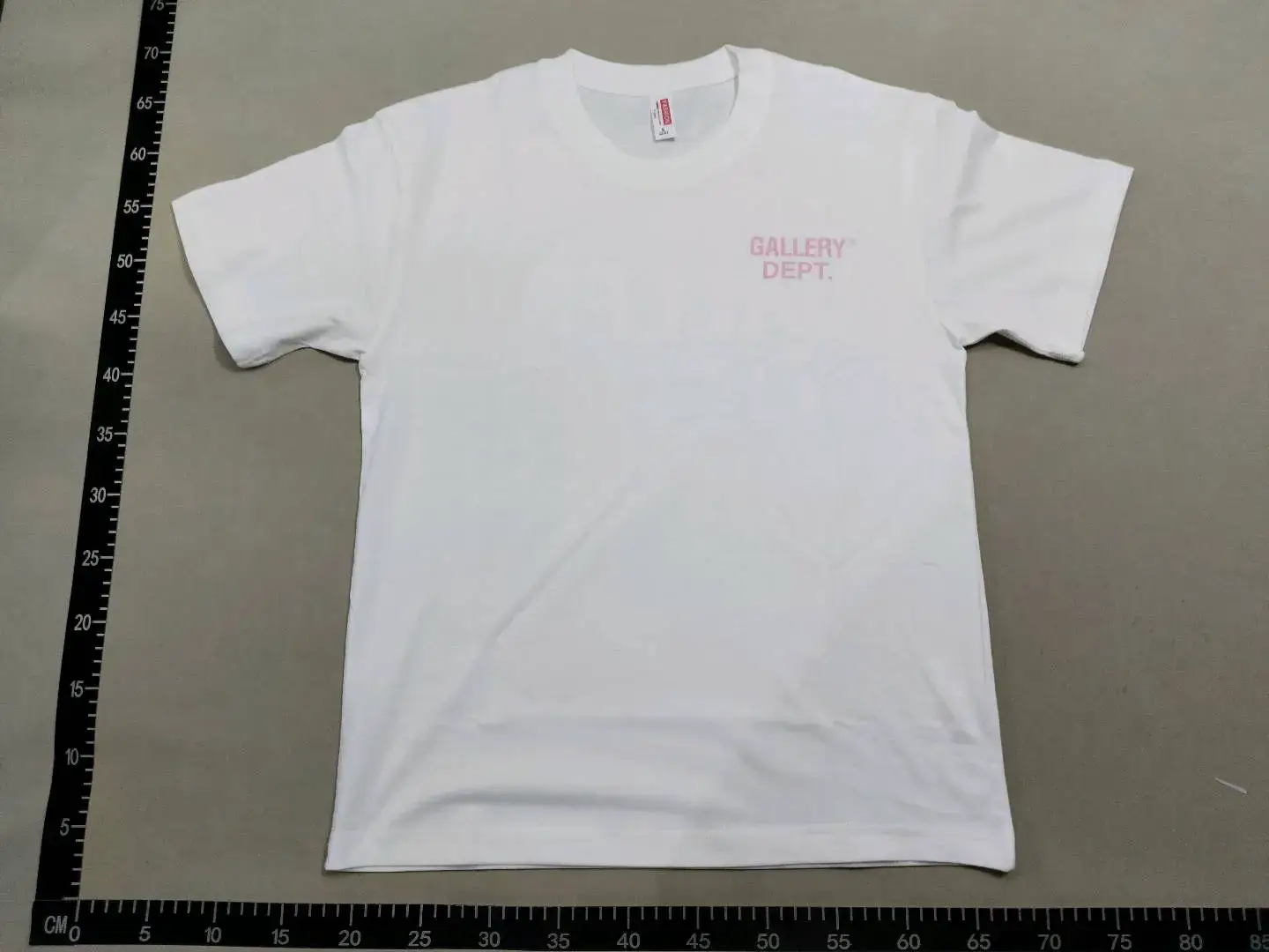 GALLERY DEPT FOG High Street Trendy Brand Vintage Color Printed Loose Couple Short Sleeve T-shirt Men's Half Sleeve vtg