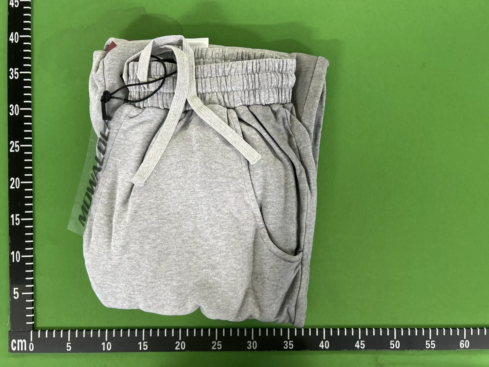 Mowalolaz Baggy Floral Gray Distressed Dyed Vintage Logo Loose Sweatpants