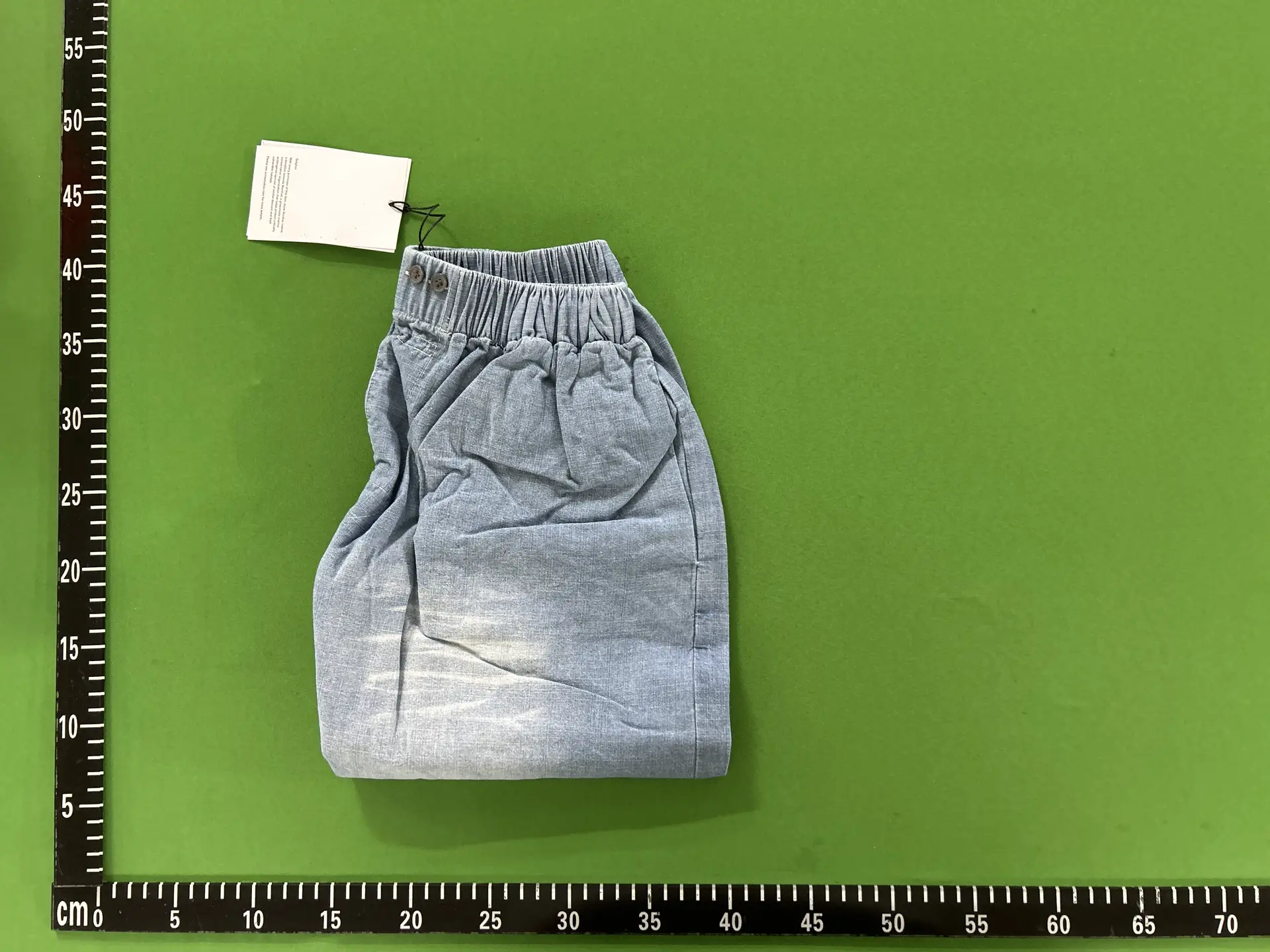 7604 # AC vintage letter logo denim shorts