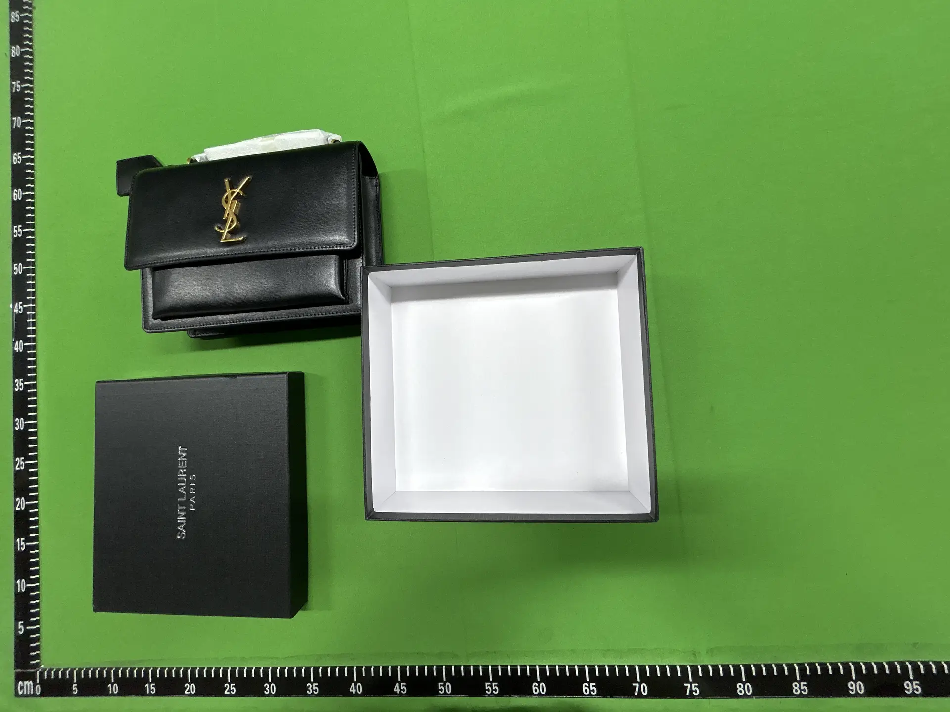 Saint Laurent Black Monogram Satchel