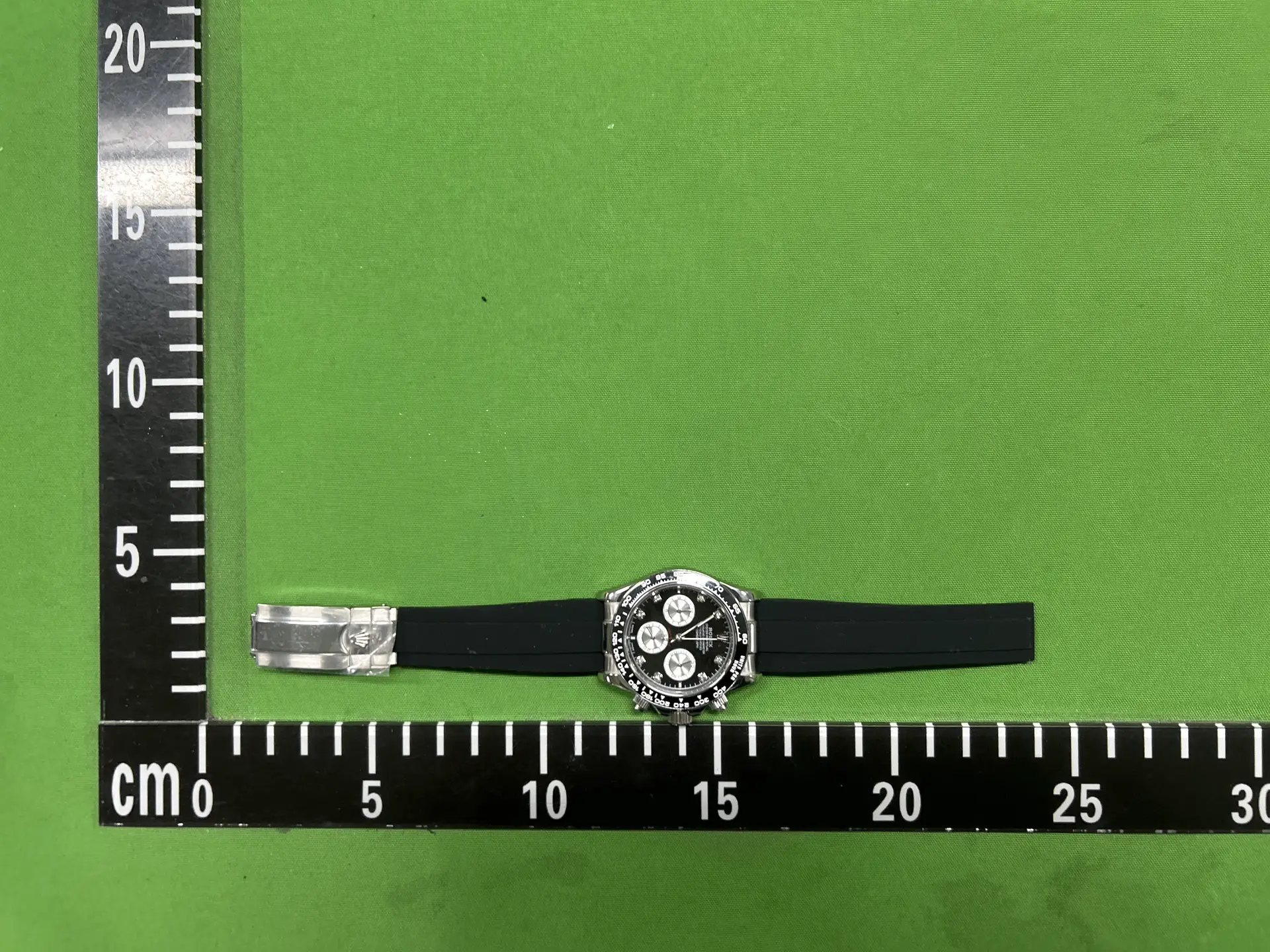 Rolex Daytona Panda Black Rubber Strap