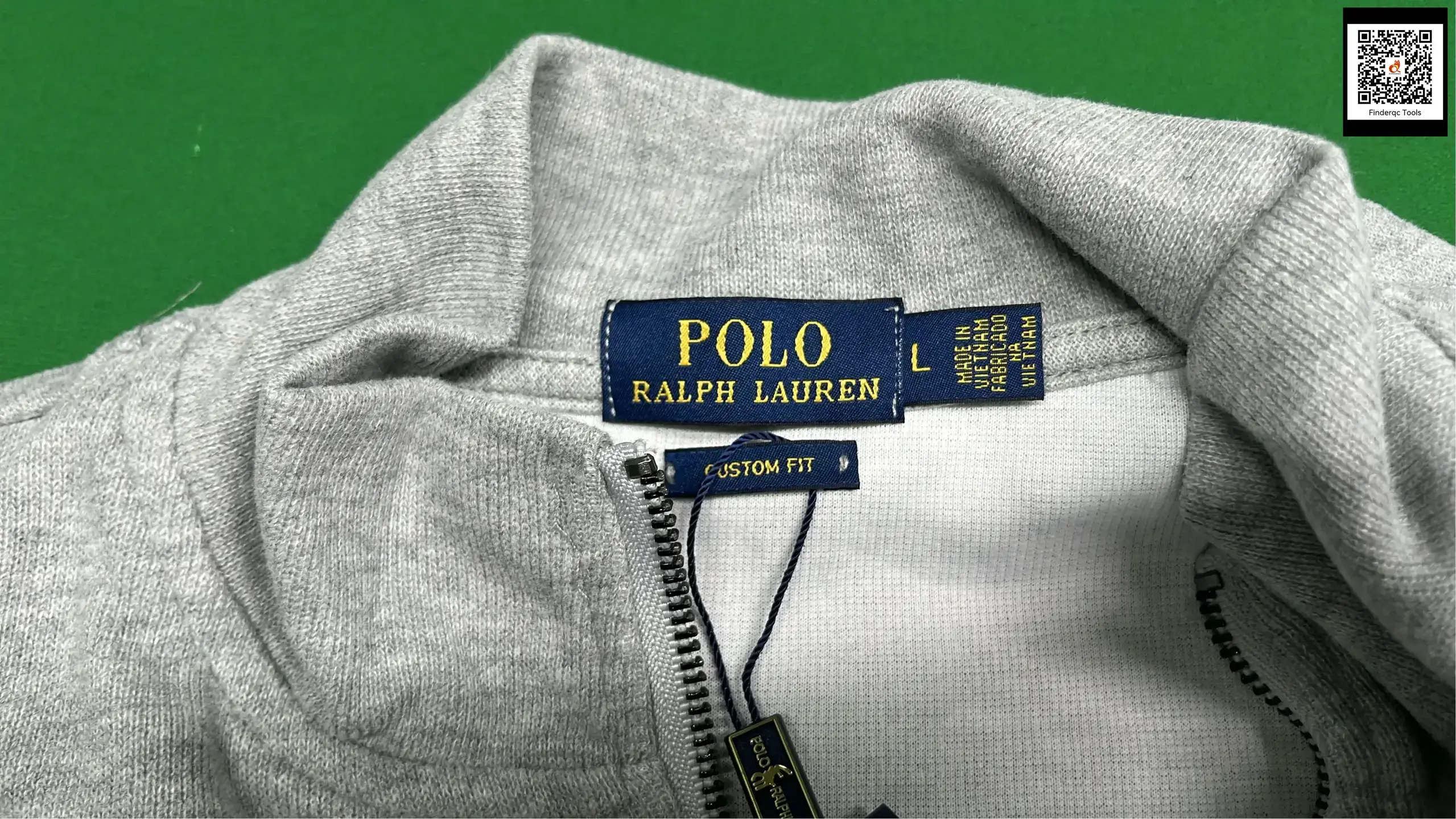 American-style Paul Cotton Half-height Zipper Sweat Autumn New Style Pony Collar Casual All-match Top