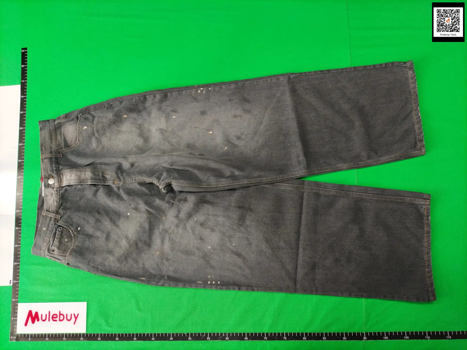 Retro Washed, Distressed, Dirty Style Denim 7280
