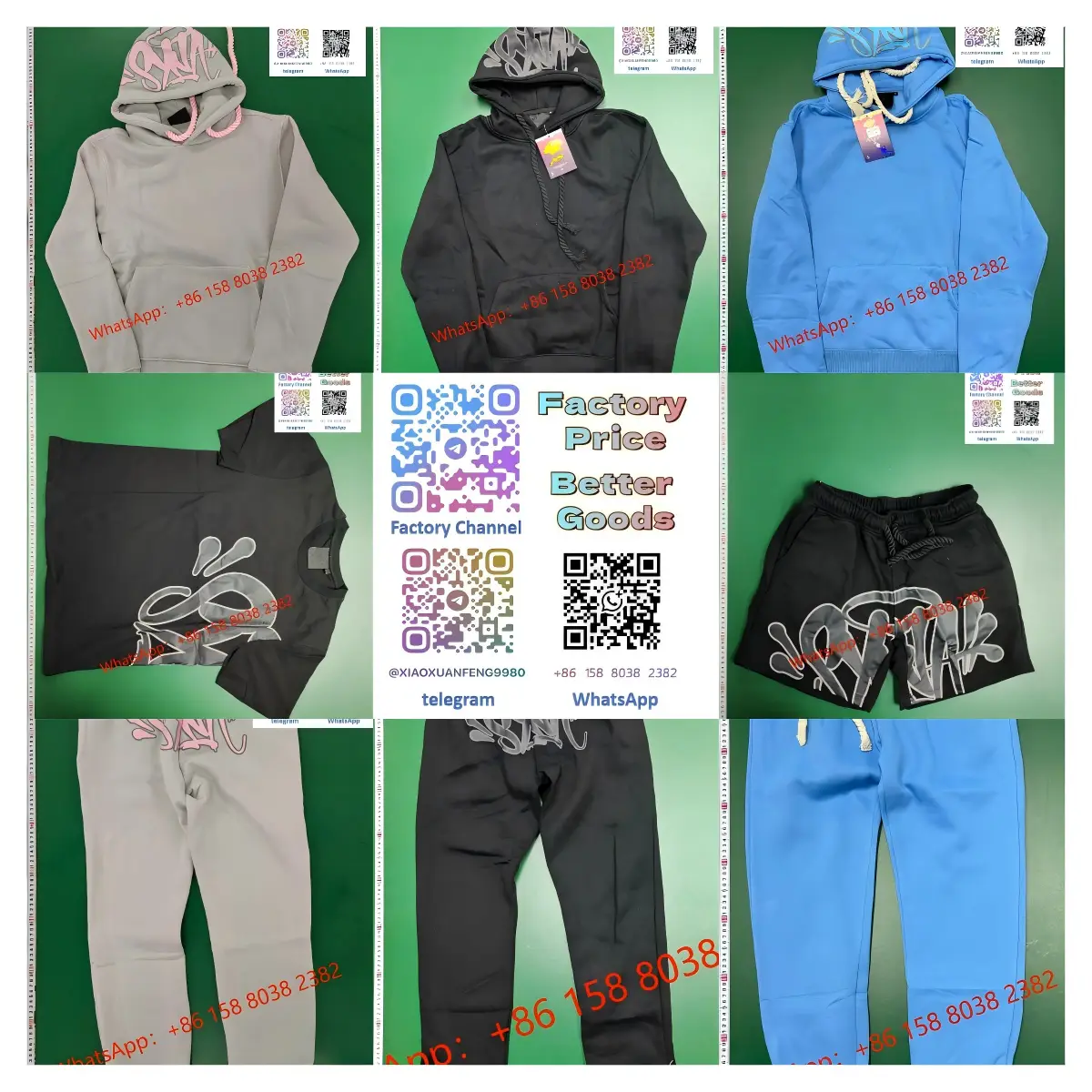 DD88-高品质嘻哈街头宽松连帽卫衣加绒裤WhatsApp：+86 158 8038 2382