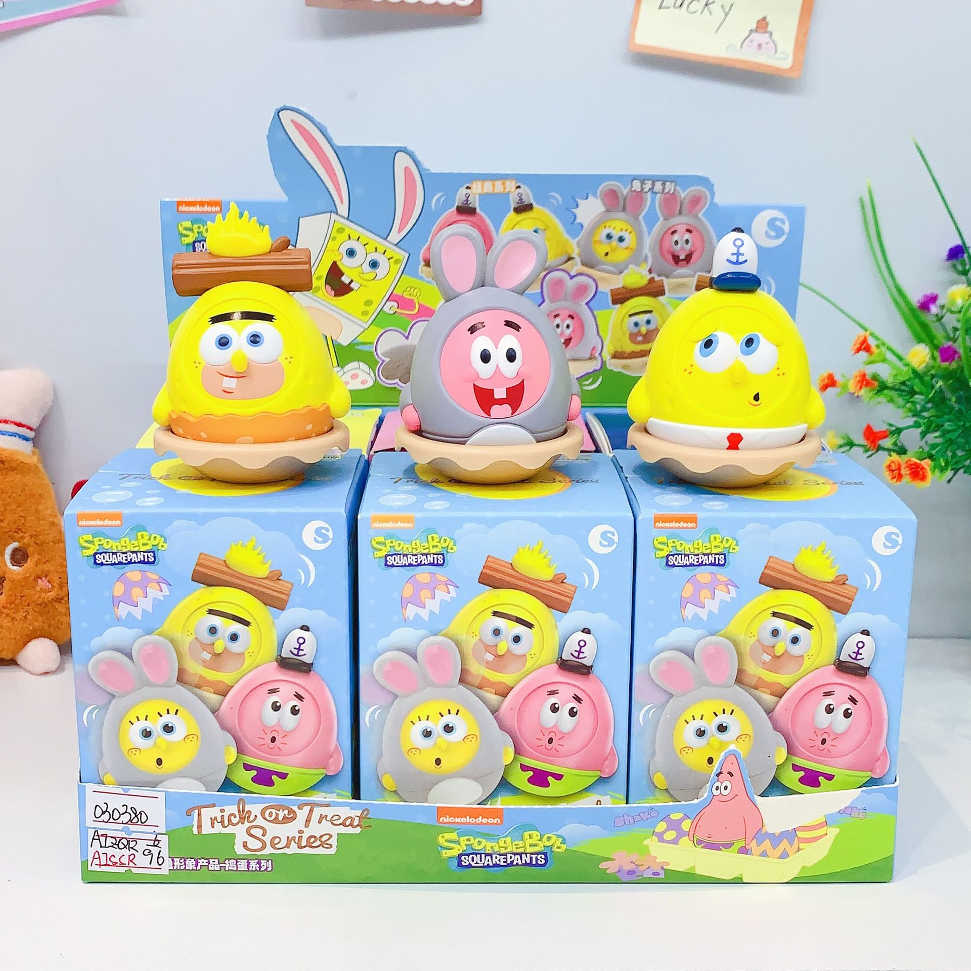 Creative Spongebob Squarepants Cartoon Character Products, Prank Series Children's Toys, Random Blind Box Exquisite Figurines