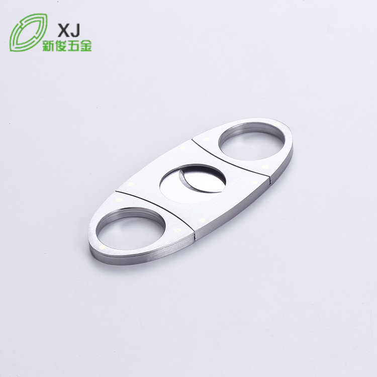 Spot Wholesale Stainless Steel Cigar Scissors Modern Simple Cigar Scissors Portable Cigar Cutter