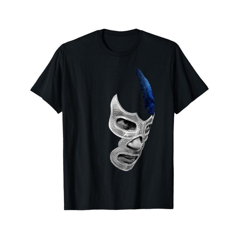 European Size Cotton Tstreetwear Graphic Tees Mexican Wrestler Legend C Cross-Border