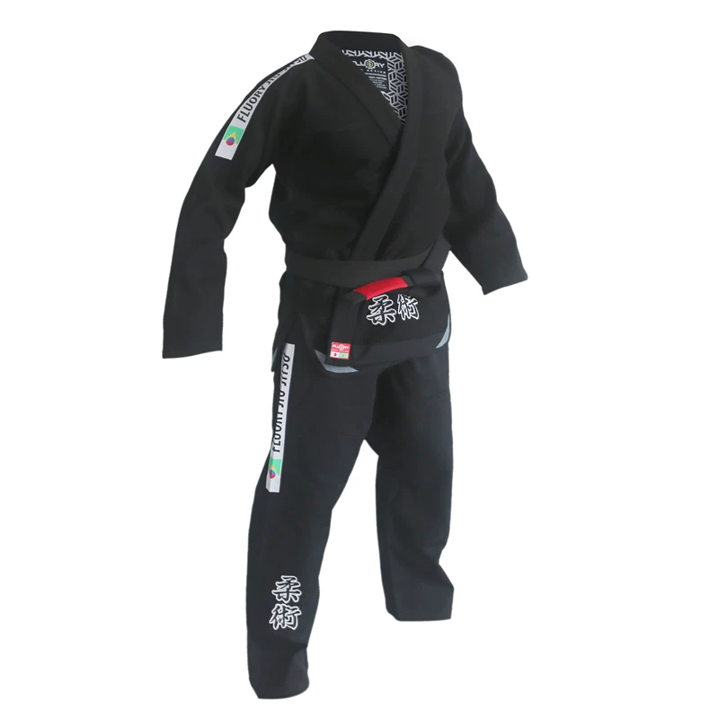 FLUORY New Brazilian Jiu Jitsu Road Dress for Children, Men and Women, BJJ GI Casual Adult Professional Judo Dress
