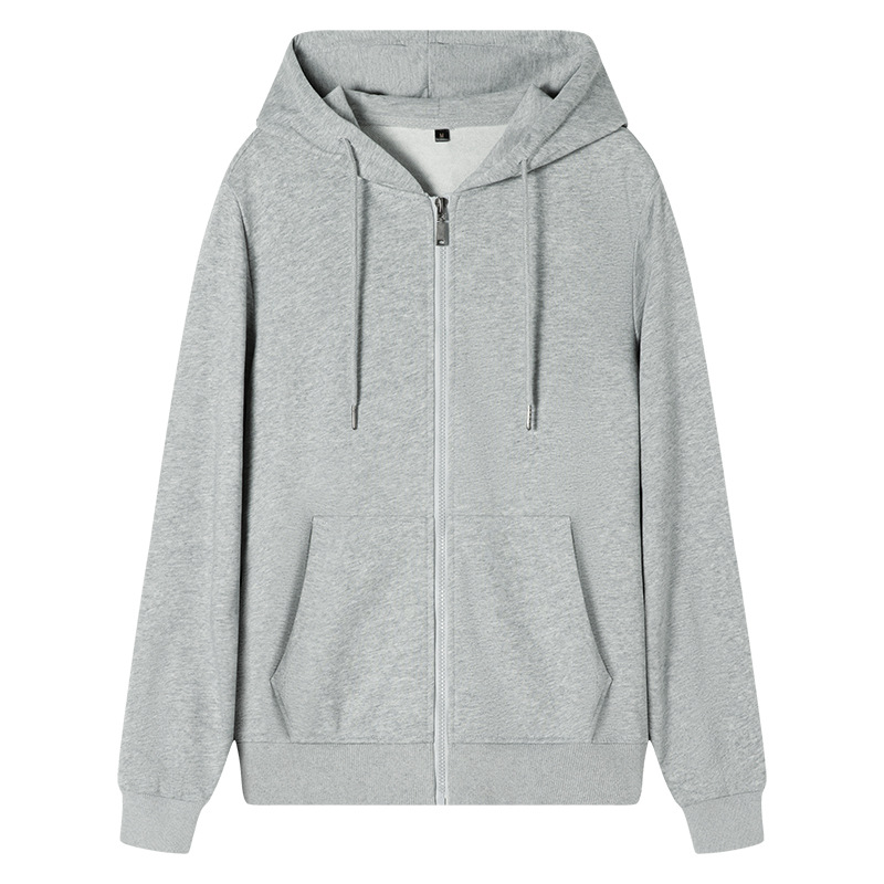 Cross-Border Spring and Autum Hooded Sweatshirt Men's Loose Large Size Long-Sleeved Cardigan Jacket Casual Printed Logo Sweatshirt Export