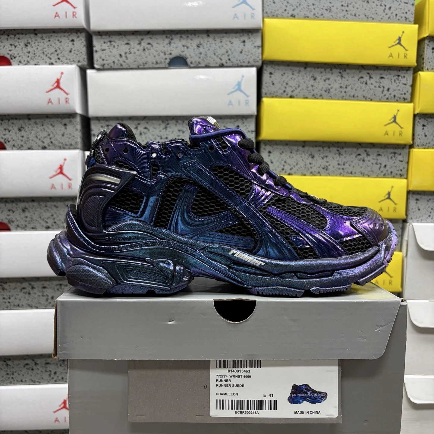 Balenciaga Runner Suede Chameleon