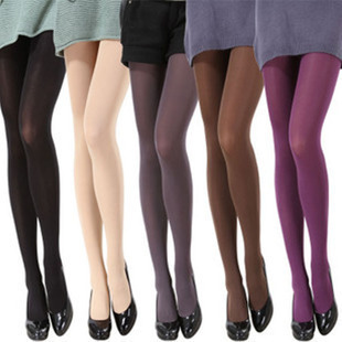 Spring and Autumn Solid Color Velvet Pantyhose Slimming Stockings Women's Leggings Wholesale Versatile Leg-Lengthening