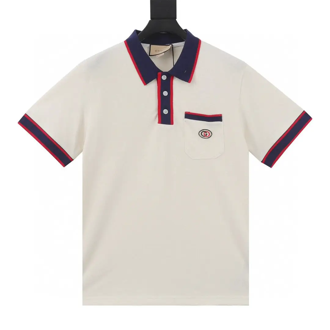 G家 口袋刺绣logo短袖Polo衫