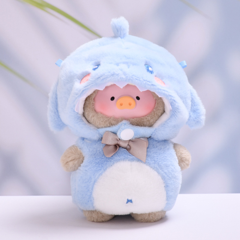 Clothes Only] Vinyl Pendant LuLu Pigs for Clothes Shark Transformation Jumpsuit Vintage Teddy Pigs