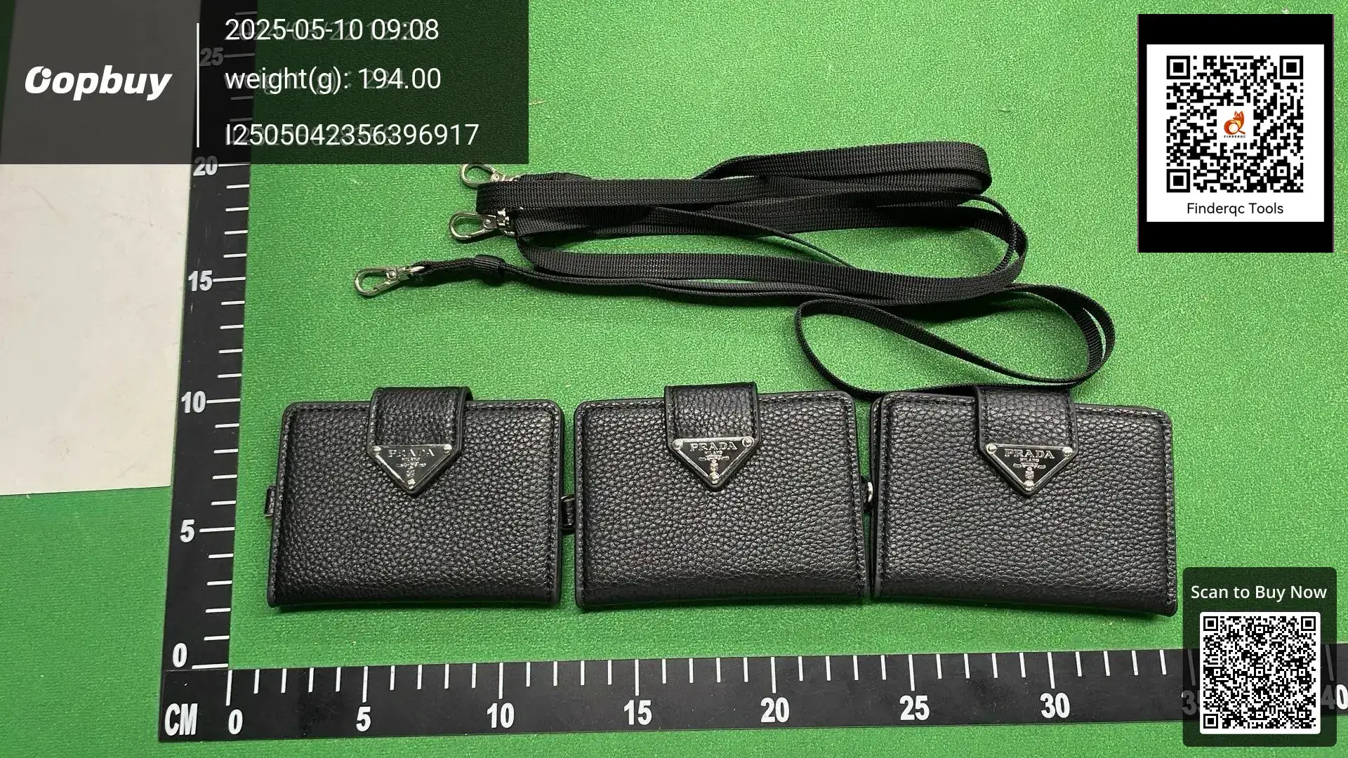 Prada Black Leather Card Holder