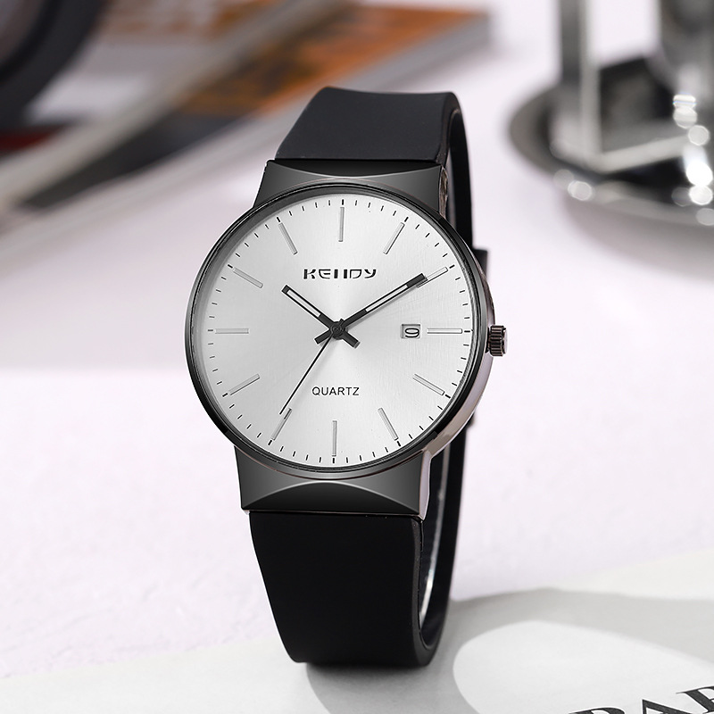 Ultra-thin Calendar Men's Watch Business Teenager Student Watch Simple Fashion Cross-border Foreign Trade Wholesale Quartz Watch