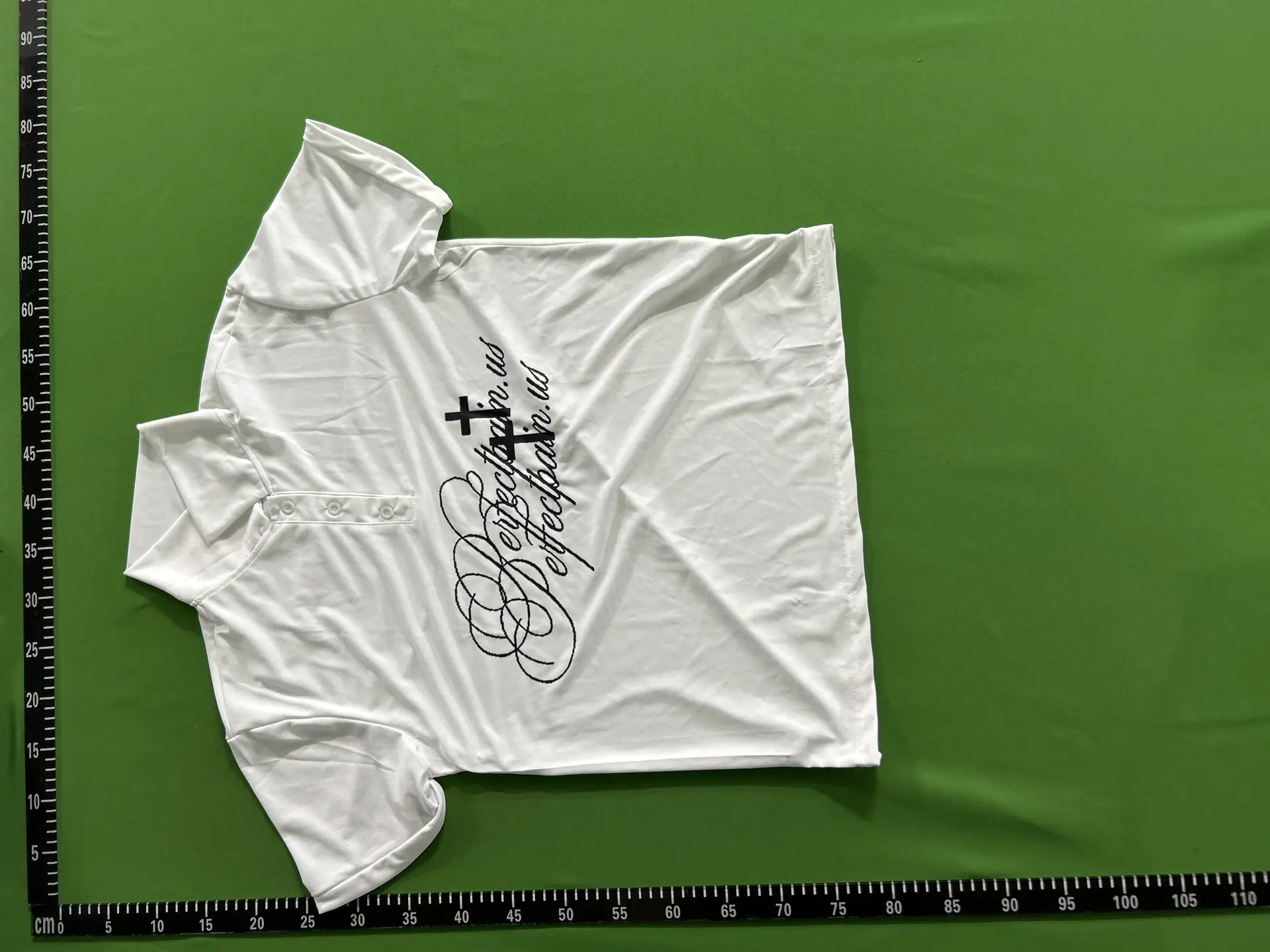 European and American Cross-Border Short-Sleeved Summer Dark Text Printed Polo Shirt T-Shirt High Street Y2K Retro Top Casual Wear