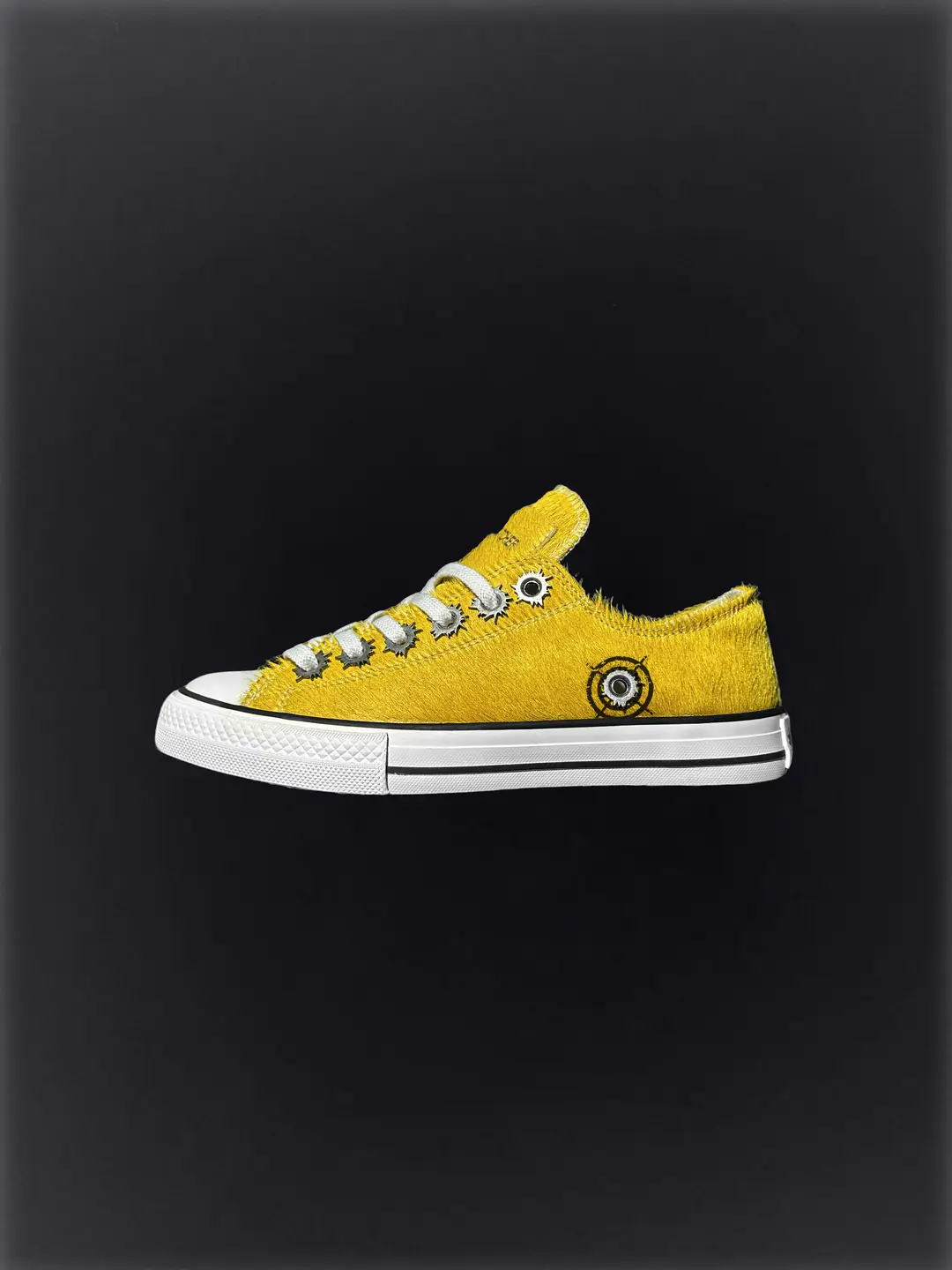 [Soldout] Romancatcher Powstar Yellow Genuine Horse Fur Limited Edition Low-Top