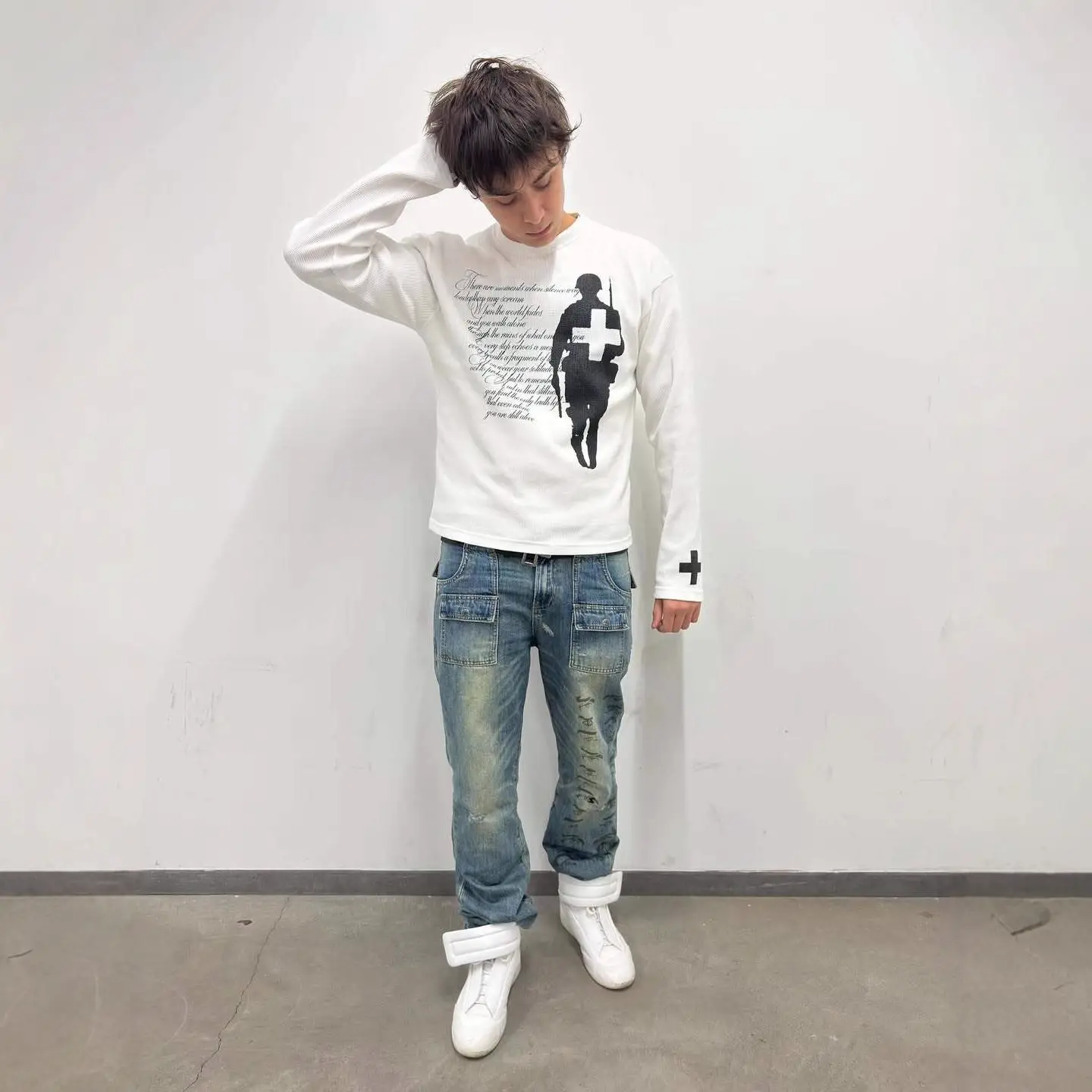 American Street Hip-Hop Style West Coast Vintage Retro Classical Style Casual Versatile Loose Niche Sweatshirt Y2K