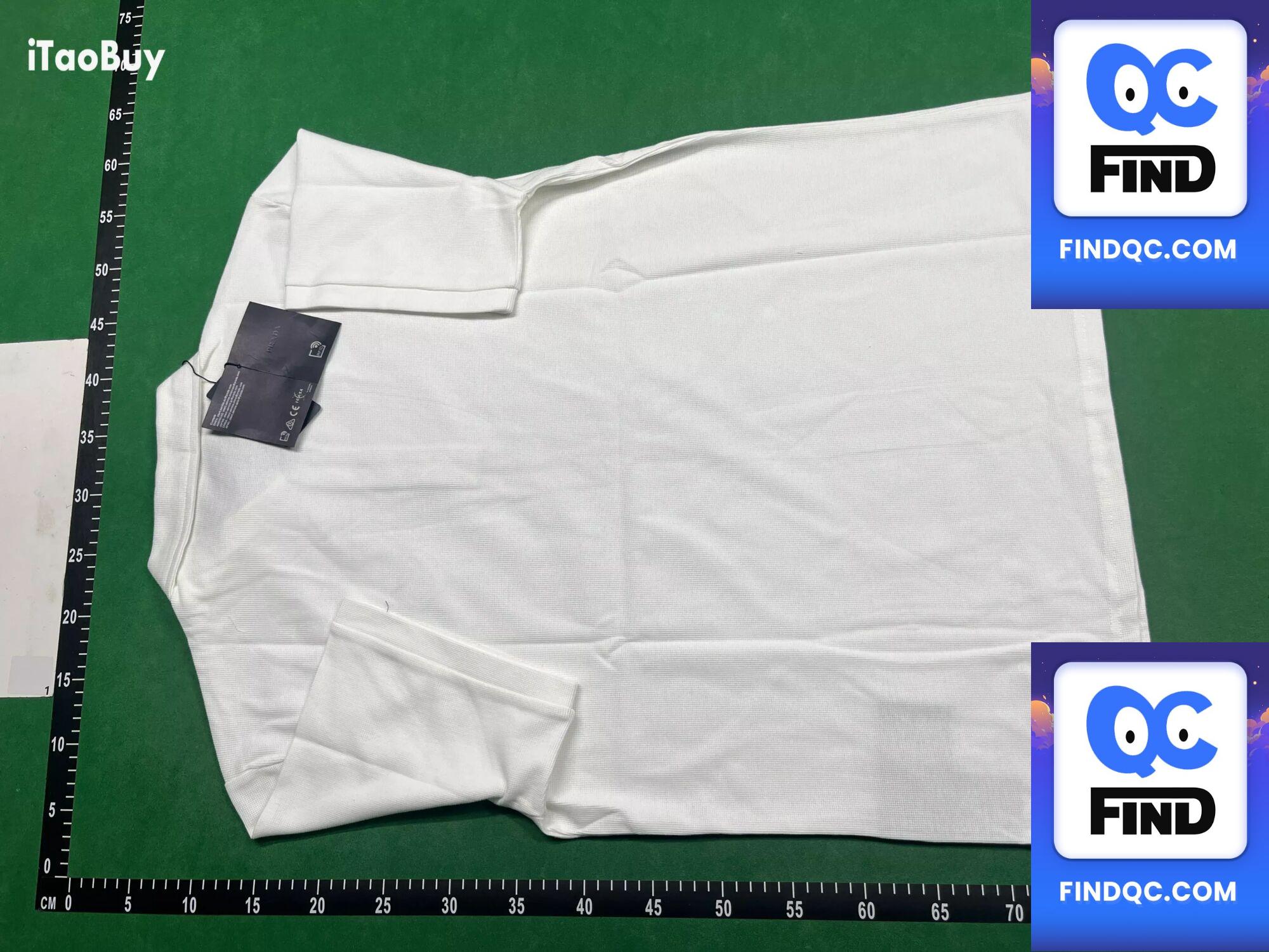 Prada Polo Shirt White QC