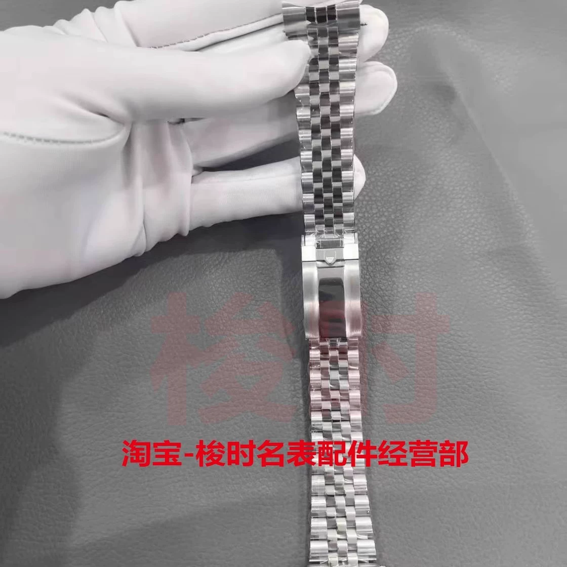 Suitable for Tudor Black Bay Watch Strap Steel Bracelet Five-Bead Chain 58Gmt79030 Professional Type 54 Type 79000Fit Clasp 20mm Foto QC de TAOBAO na Qualit.ly