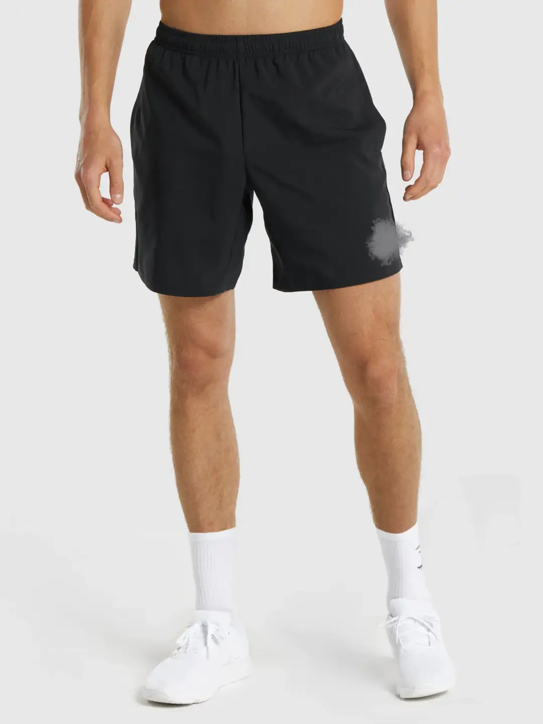 GYM sandfish shorts sport series men's sports fitness three-quarter pants American quick-drying breathable