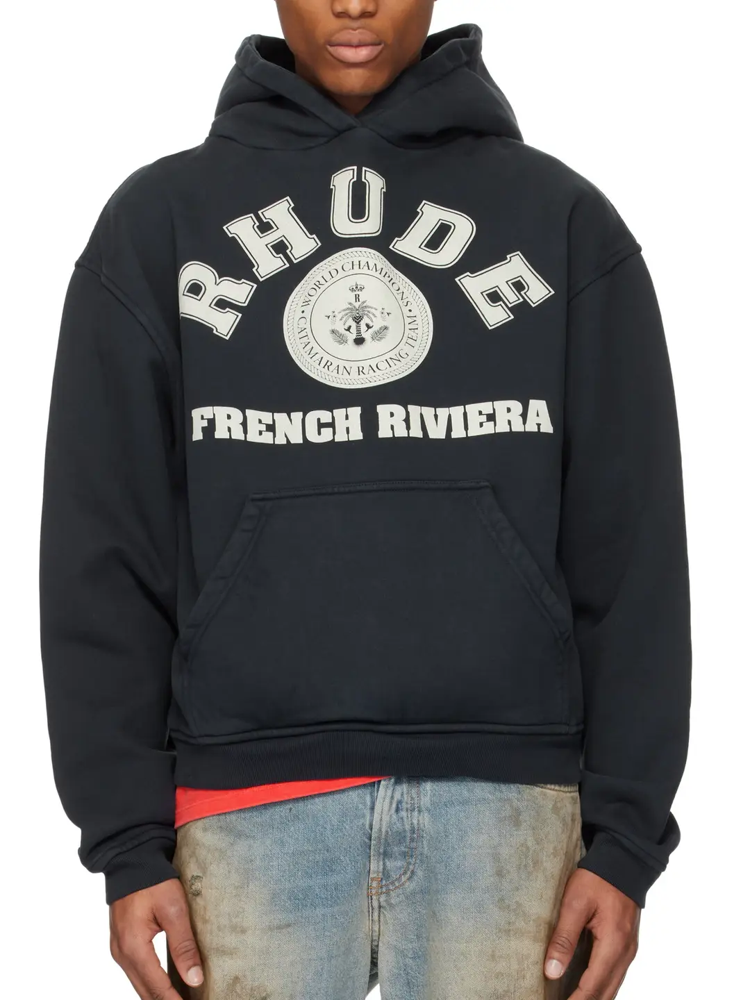 25 Spring and Autumn Black Cross-border Hooded Sweatshirt Loose Letter Fashionable Casual Comfortable All-match Pullover Jacket