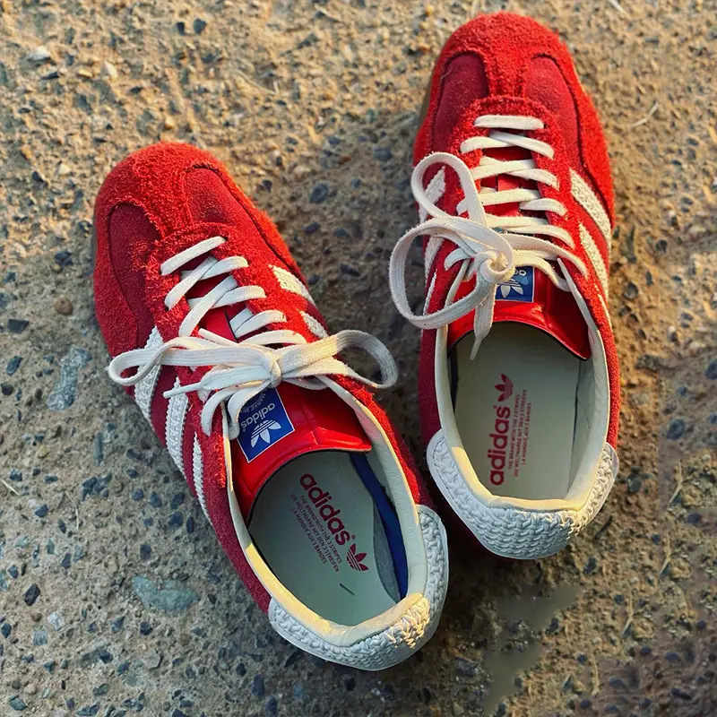 Adidas Originals Red German Training Shoes Women's Shoes Men's Shoes Summer New Arrival Gazelle Sneaker If1808