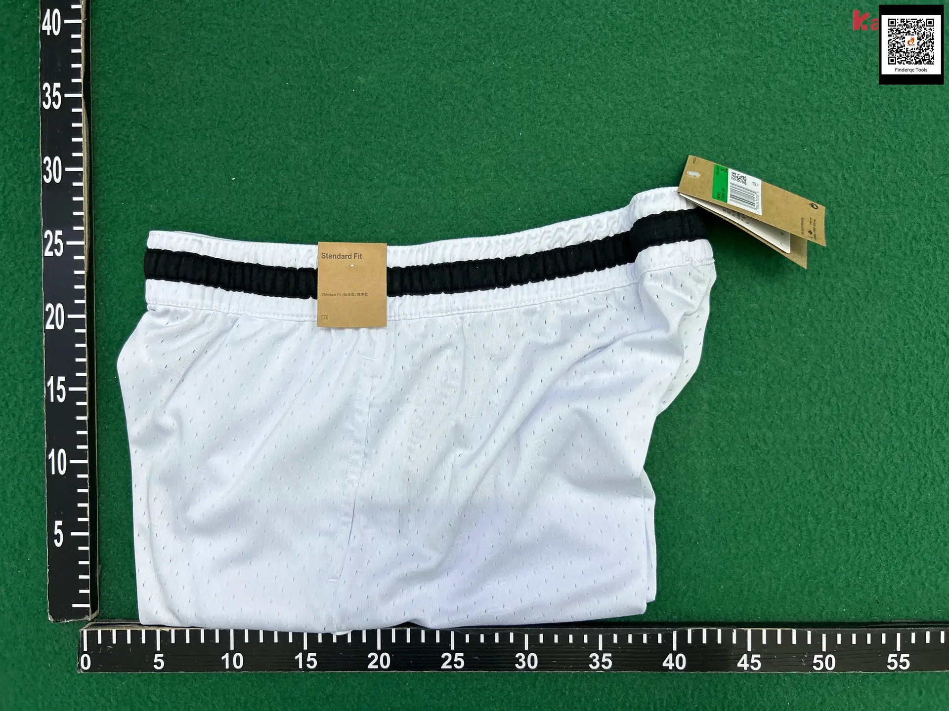 Nike Standard Fit Basketball Shorts White