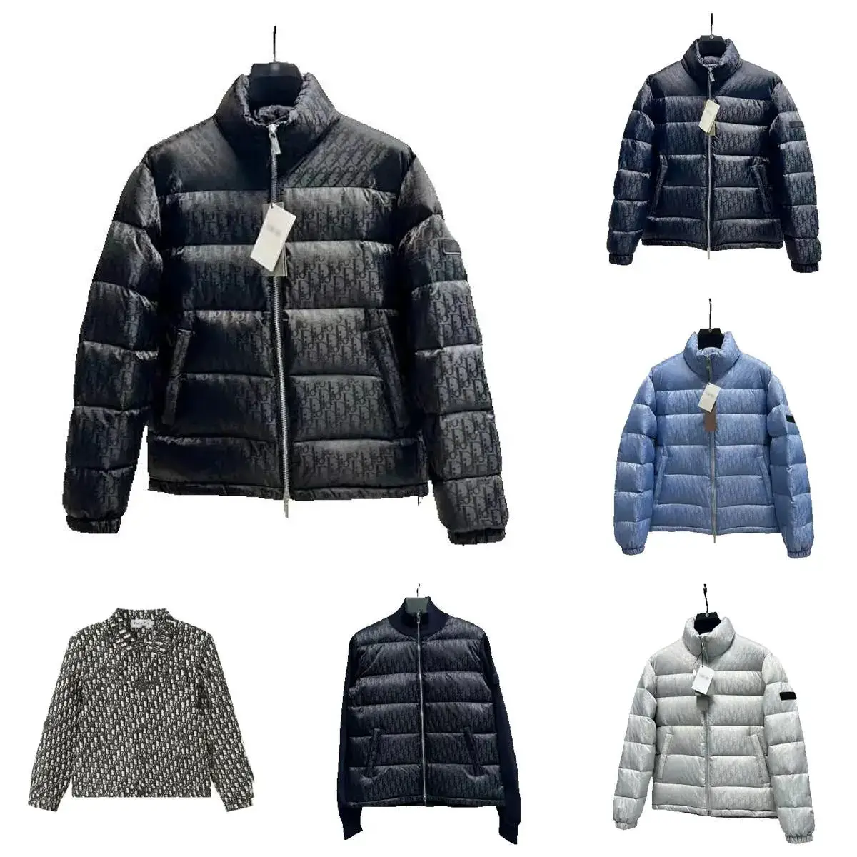 High Quality Dark Print Full Down Jacket