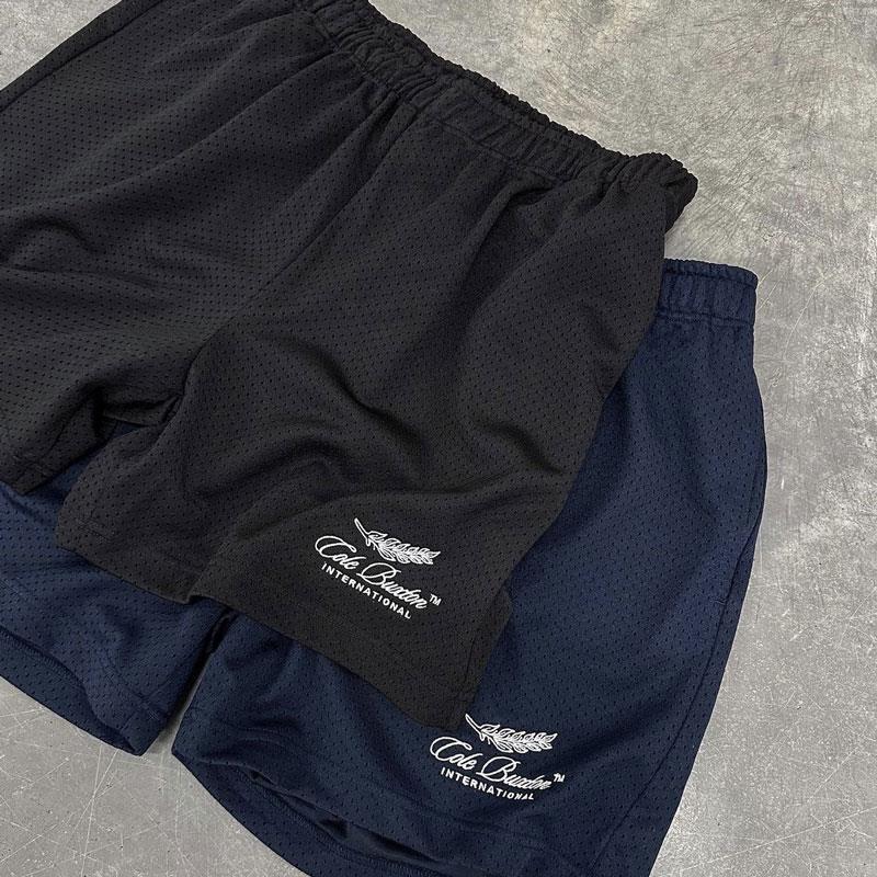 Cole Buxton slogan logo embroidered mesh shorts American high street break summer basketball sports shorts