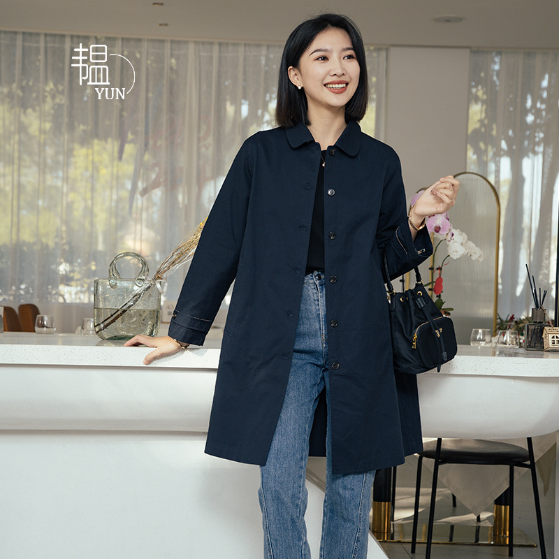 Yun Yunqiu Unlined Mid-Length 2026 New Casual Design Stylish Commuter Women's Jacket