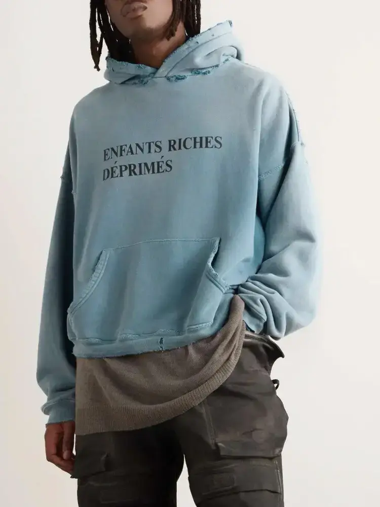 Erd Hooded Sweatshirt Melancholic Rich Second Generation Fall and winter Pullover Hoodie Loose Minimalist Niche Stylish Tops Ins