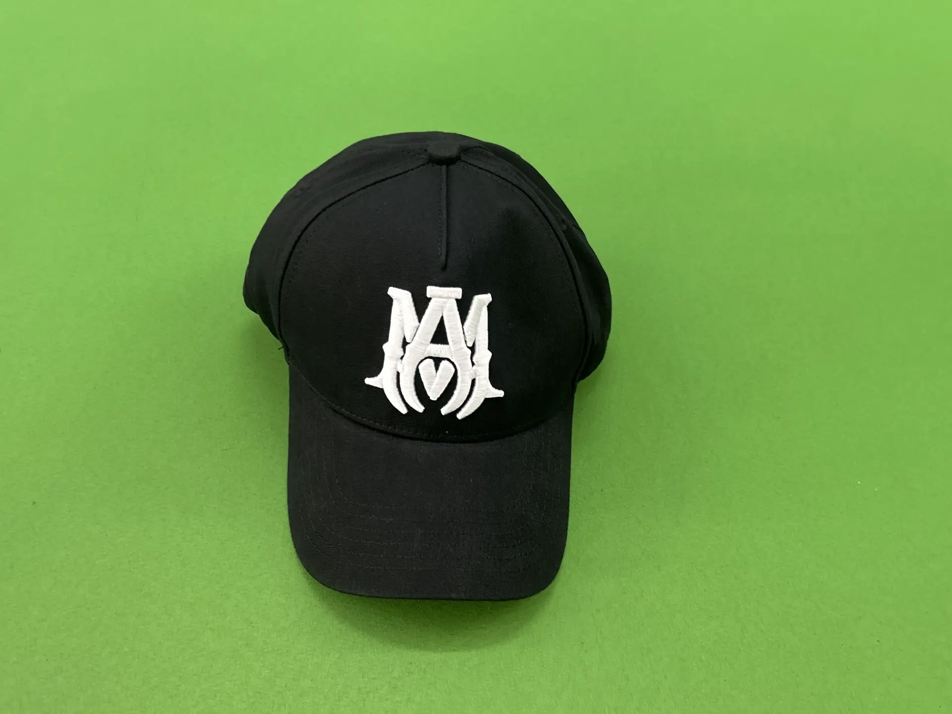 Amiri Black Baseball Cap