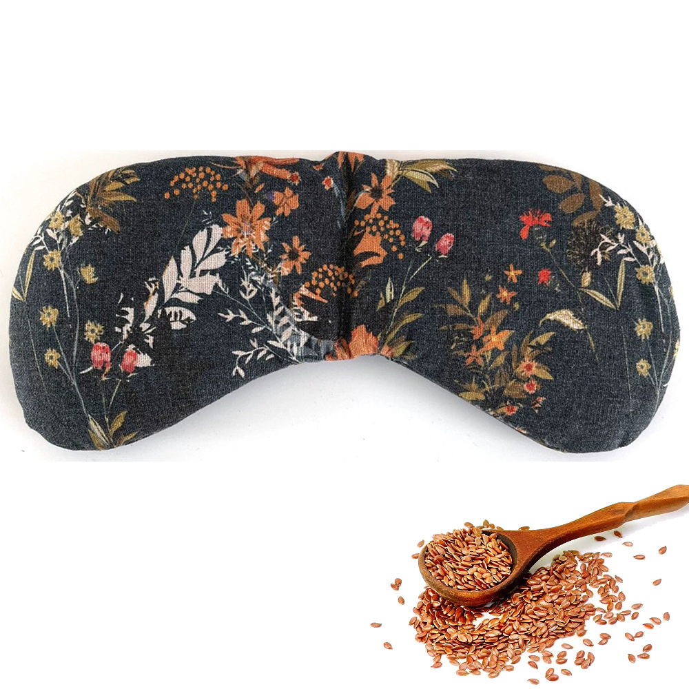 Cross-Border Printed Gravity Eye Mask, Flaxseed-Filled Microwave-Heatable Steam Eye Mask, Ice Compress Eye Mask, Yoga Eye Pillow