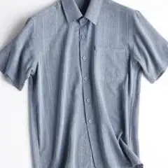 Rl Classic-Fit Linen Short-Sleeved Shirt for Unisex Linen Short-Sleeved